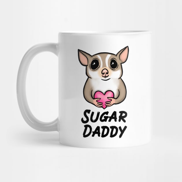 Sugar Daddy, Black, for Sugar Glider Lovers by Mochi Merch